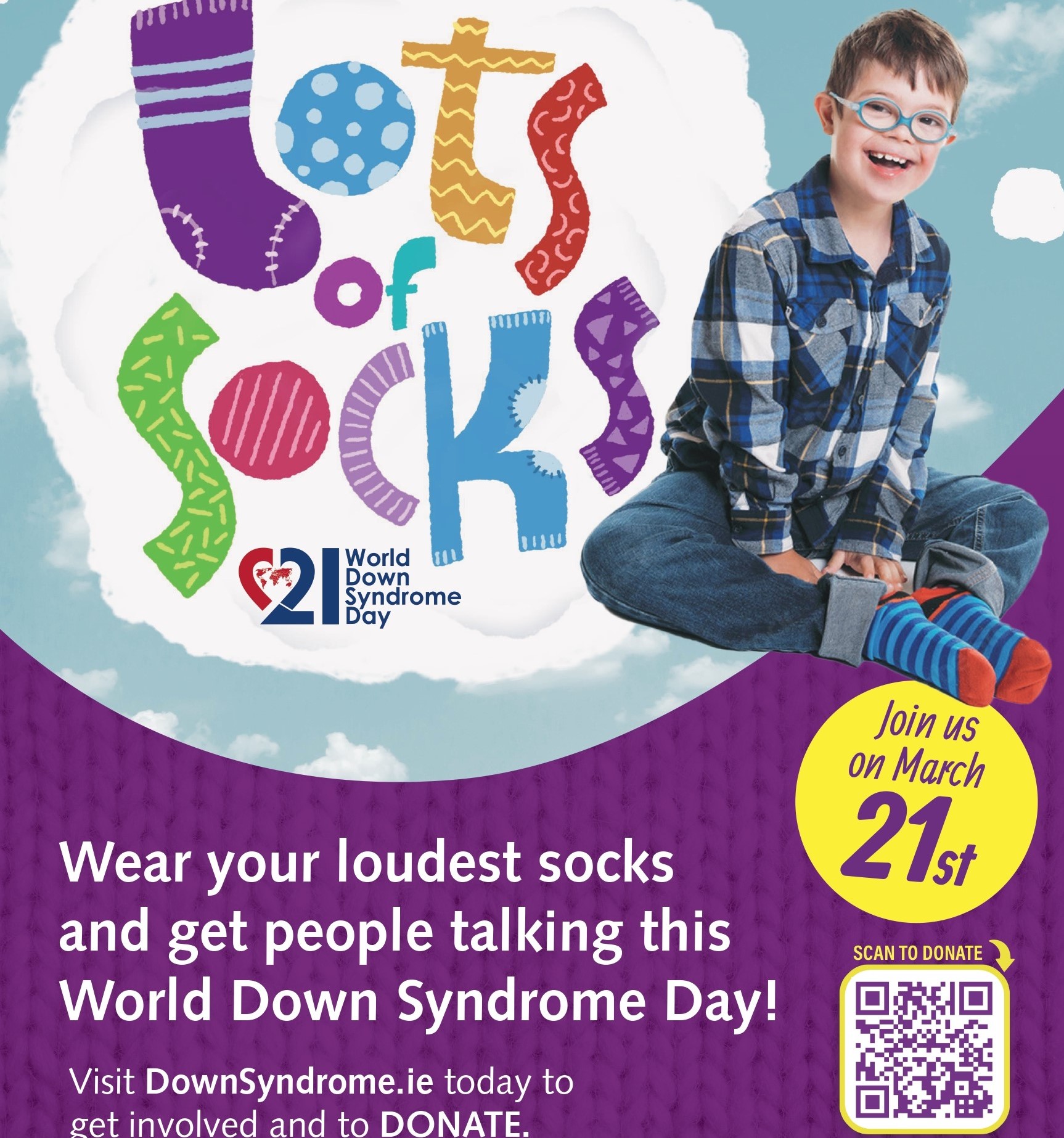 Celebrate World Down Syndrome Day on March 21st!